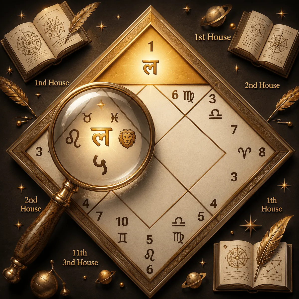 Lagna Chart reading guide step by step